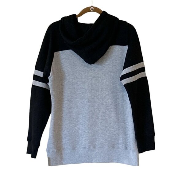 Top of the World Women's Army Logo Hooded Sweatshirt Black Gray Size M NWT - Picture 2 of 7